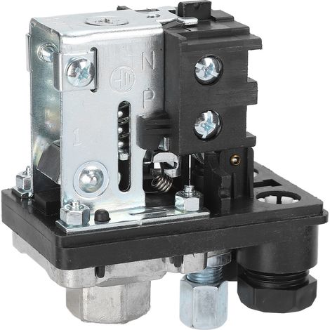 Pressostat de compresseur d'air pour pompe à gaz, commande automatique, monotrou, 0,5‑0,8 MPa, 220 V (1/5)