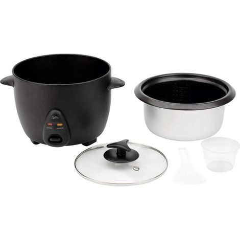 Olla arrocera eléctrica JATA JEAR2528. Capacidad de 2,8 litros. 1000 W. Funciones: cocción y mantenimiento del calor. Recipiente (1/2)