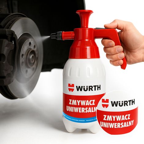 Pulverizador a presión con bomba Wurth, 1 l, para lavadora (1/4)