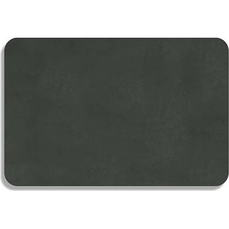 Tapis à café antidérapant pour plan de travail, absorbant, accessoire de bar à café, noir, 30,5 x 51 cm, 1 pièce, protection comptoir et séchage (1/5)