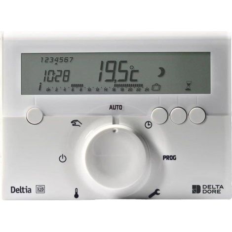 Drahtloser Programmierer und 1 Empfänger - DELTA DORE - Deltia 8.03 - Für Heizkessel, Wärmepumpen oder elektrische Heizkörper