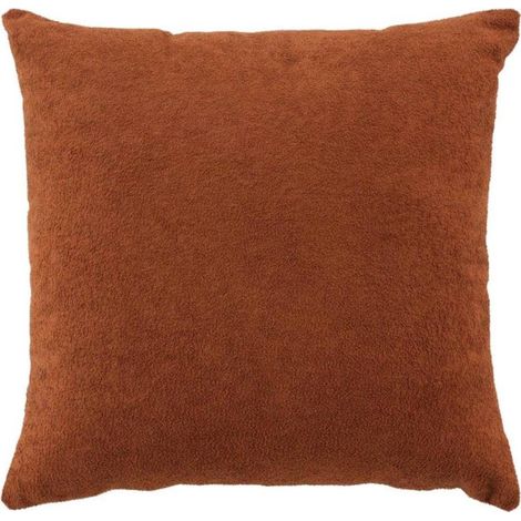 Coussin Déco Bouclette "Tessa" 45x45cm Camel (1/5)