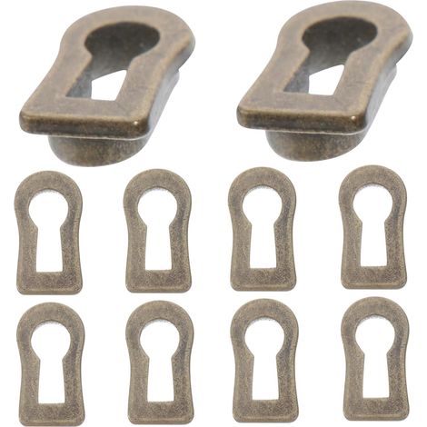 DOITOOL Lot de 10 plaques décoratives en alliage zinc pour (1/5)