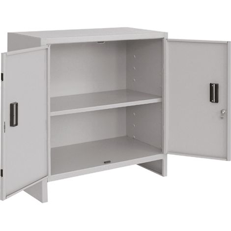 ARMADIO MINISPAZIO IN LAMIERA 2 ANTE 100X40X80 CM