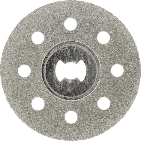 Disque à tronçonner diamanté Dremel SC545 SpeedClic pour couper des tuyaux métalliques, de l'acier trempé, du cuivre, des panneaux de cloison sèche et bien plus encore.