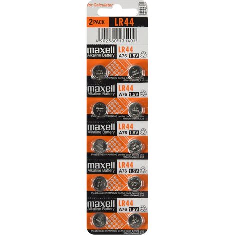 LR44 MAXELL x 10 Unité