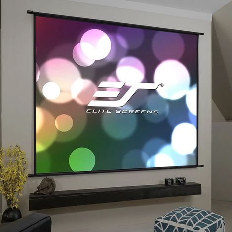 Black and White 84-inch Portable 4:3 Manual HD Projector Screen (1/5)