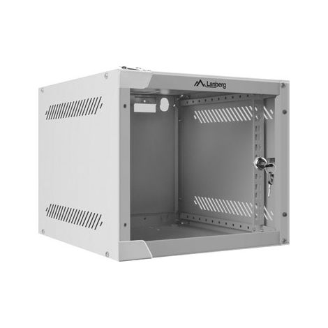 Armadio rack a parete Lanberg da 10" 4U 280x310mm grigio (confezionato smontato)