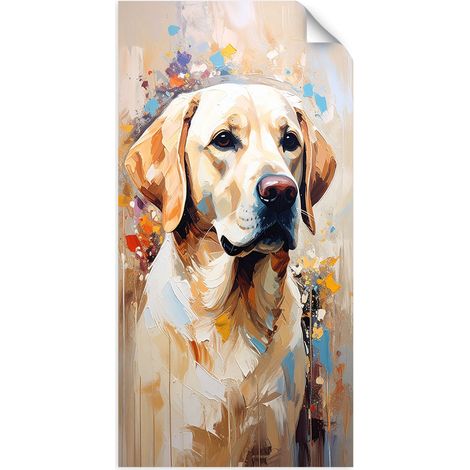 Selbstklebendes Poster – Wandsticker Labrador Retriever Tiere 60x120 cm (1/3)