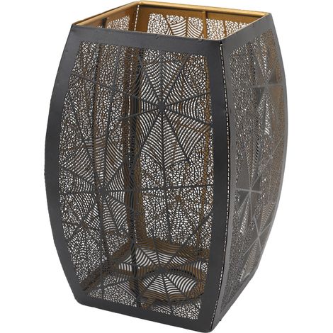 Abat-jour en métal E26 E27, style toile d'araignée, décoratif ajouré, pour lampe de table, applique ou plafonnier. (1/5)