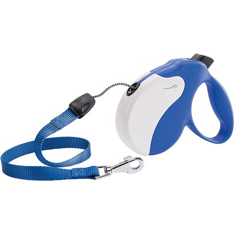 Ferplast AMIGO CORD Guinzaglio allungabile con cordino. 4 misure e vasta scelta di colori.. Variante M - Misure: 15 x 3.6 x h 14 cm - Blu