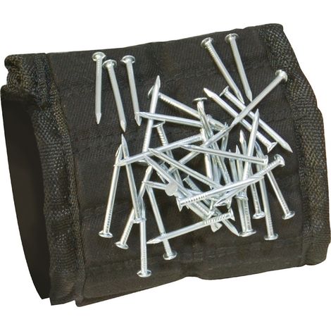 Magnetarmband mit Taschen für Schrauben, Schraubendreherbits, etc. (1/4)