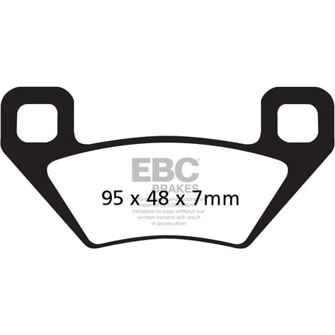 EBC FA395TT Bremsbeläge (Satz für 1 Bremsscheibe)