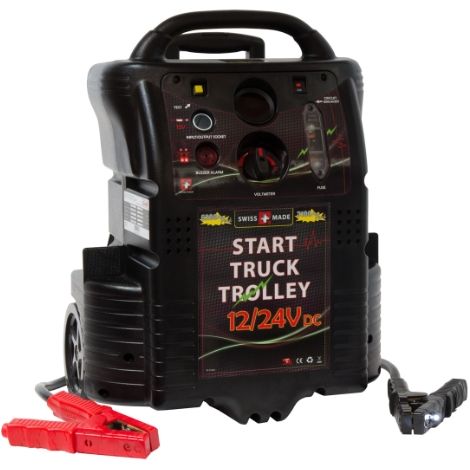 Stazione di alimentazione / Avviatore 12/24V - START TRUCK TROLLEY 6200/3100 Ampere