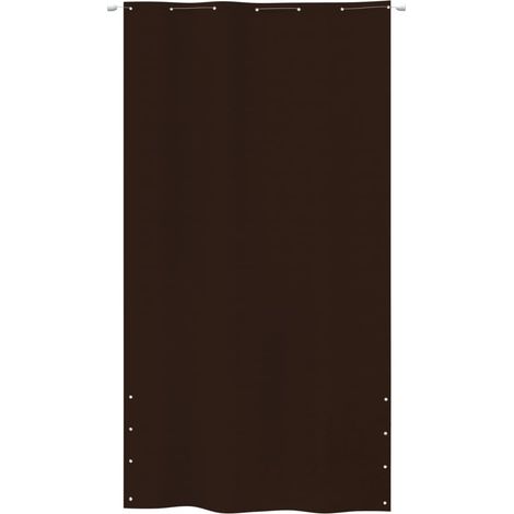 Maison Exclusive - Paravento per Balcone Marrone 140x240 cm in Tessuto Oxford