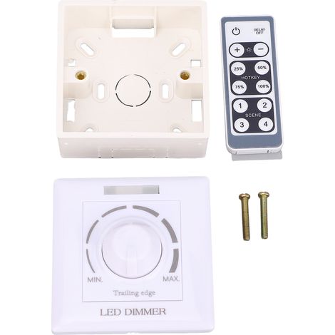 Lampe LED avec variateur, contrôle de luminosité et télécommande infrarouge 200 W (220 V) (1/5)