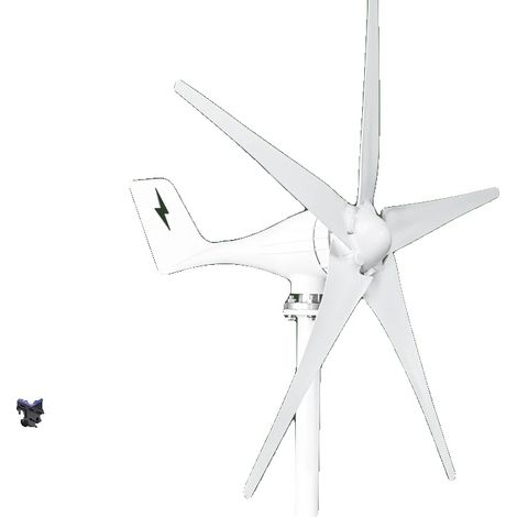 Générateur d'Éolienne, Haute Efficacité, Design Durable, Système hors réseau-b, 1000W-b, 24V (1/2)