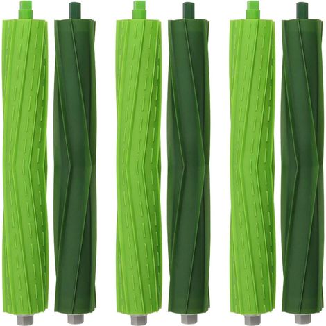 Juego de 3 rodillos extractores, cepillo central de goma, accesorio para aspiradora robot, compatible con Roomba E5 i7. (1/5)