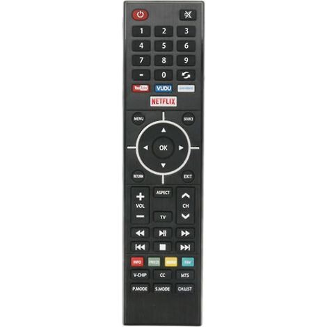Schwarze Fernbedienung für Element TV (ELSW3917BF E4SFT5017) (1/4)