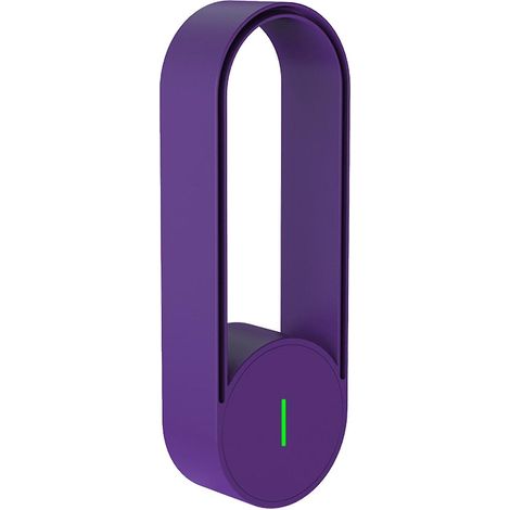 Negativ-Ionen-Luftreiniger mit USB-Anschluss, tragbarer Geruchsneutralisierer, Mini-Geruchsbeseitiger, Lufterfrischer, leises Bett – Lila