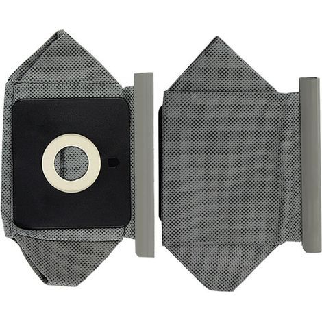 Deux sacs d'aspirateur universels, accessoires d'aspirateur réutilisables, accessoires de remplacement de sac à poussière non tissé, 11x10cm (1/5)