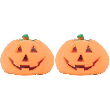 Lot de 2 citrouilles décoratives pour Halloween (1/3)