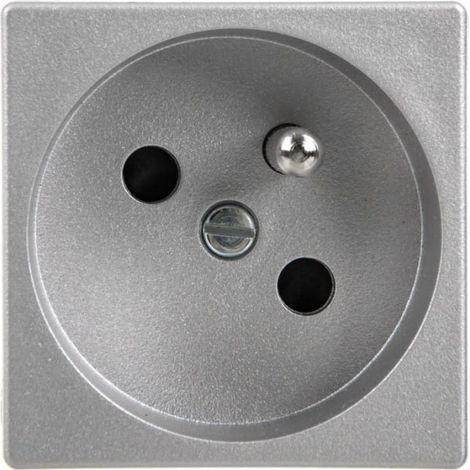 Steckdose Simon k45 connect 16A 250V eloxiertes Aluminium