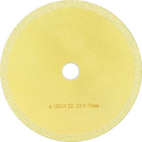 Disque diamanté 180 x 22,3 x 10mm pour coupe fonte, fibre de verre et marbre - Meule abrasive universelle (1/5)