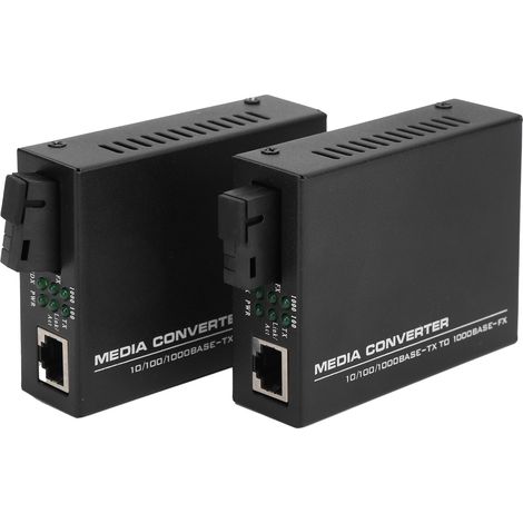 Convertisseur de média Ethernet Gigabit Monofibre Monomode XXS1F1G(A)/XXS1F1G(B) - Alimentation 5V DC (1/5)