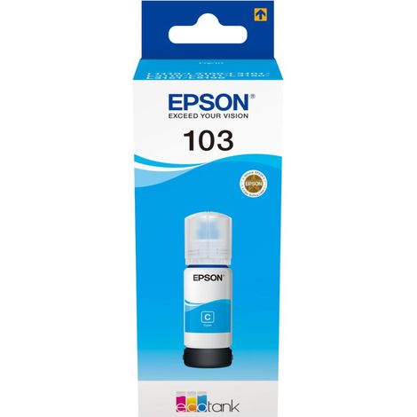 Inchiostro ciano Epson 103 (C13T00S24A) (1/2)