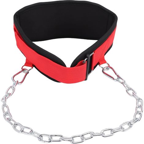 Ceinture de Traction Lestée, Soutien Lombaire Respirant Haute Résistance pour L'entraînement, Salle de Sport en Fer EVA (1/4)