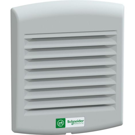 ClimaSys CV - ventilateur - 38m3/h - 230V - IP54 - avec grille et filtre G2  - NSYCVF38M230PF (1/3)