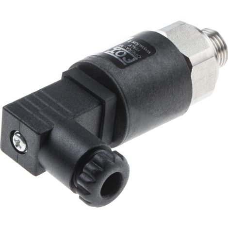 Interrupteur de pression RS PRO F4, 12 bar max, Mâle BSP 1/4'', sortie Ajustable ( Prix pour 1 )