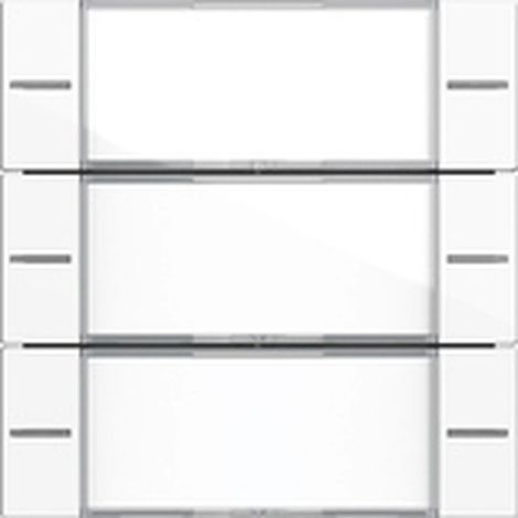 Gira Juego de balancines 3f BSF Sensor táctil 4.55 Transparente/Blanco puro [577303], 5773 03