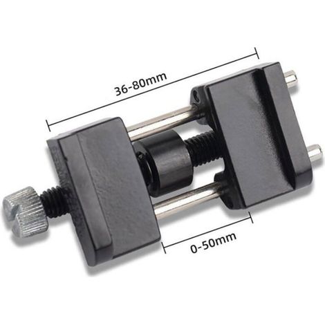 Aiguisoir, guide d'affûtage, metal rodage guide bois brut & chisel affutage avion fer rabots lames outil(Noir) (1/4)