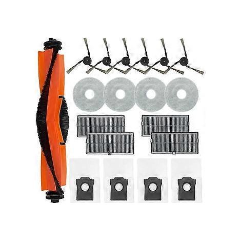Für X40 Ultra Complete, S30 Pro Ultra Saugroboter: Hauptbürste, Seitenbürste, HEPA-Filter, Wischtuch, Staubbeutel