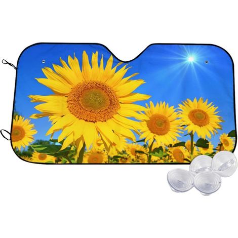 Paresoleil universel pliable en aluminium Pare Soleil Brise Avant (1/5)