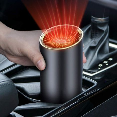 Chauffage Voiture - 12V 150W 2-en-1 Rapide - Dégivrage Pare-brise, portable Désembuage et Chauffage d'Appoint pour Camping-Car (1/5)