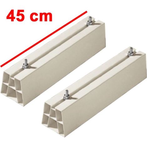 TECNOGAS Supporti a Pavimento per Condizionatori con Base in PVC 45 CM per Climatizzatori Con Stabilità e Resistenza