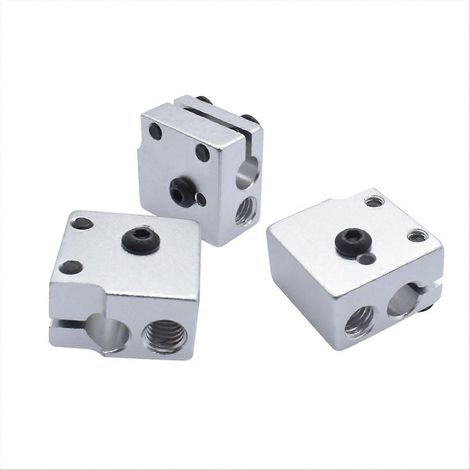 Lot de 3 pièces pour imprimante 3D E3D : bloc chauffant volcanique et chaussette en silicone (1/5)