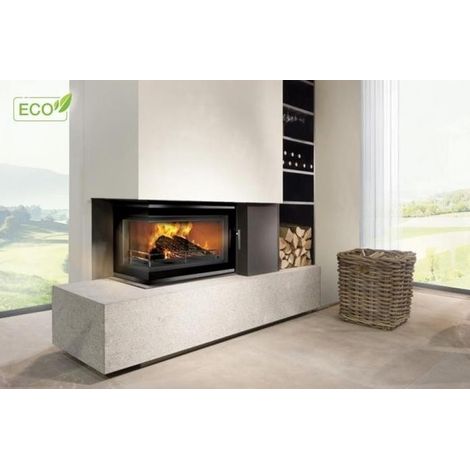 Viva – Insert cheminée à bois 13,5 kW – Efficacité 74,1 % – Capacité de chauffage 135 m² – Diamètre conduit 180 mm – Écoconception (1/5)