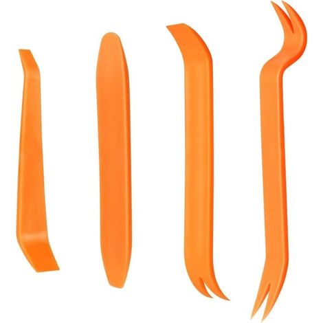 4pcs Car Trim Removal Tool, Professional Car Removal Tool Set for Car Radio Audio Interior Panel Dash Panel Removal Pry Tool for d MUMU (1/4)