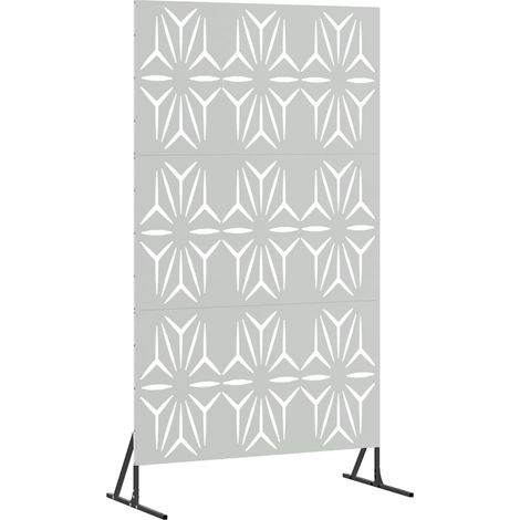 Maison Exclusive - Sichtschutz Grau 100 x 50 x 180 cm Stahl