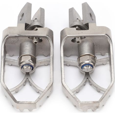 2 repose-pieds moto en acier inoxydable, pédales de remplacement pour SUZUKI DL250/V-STROM 250 2017-2021 (1/5)