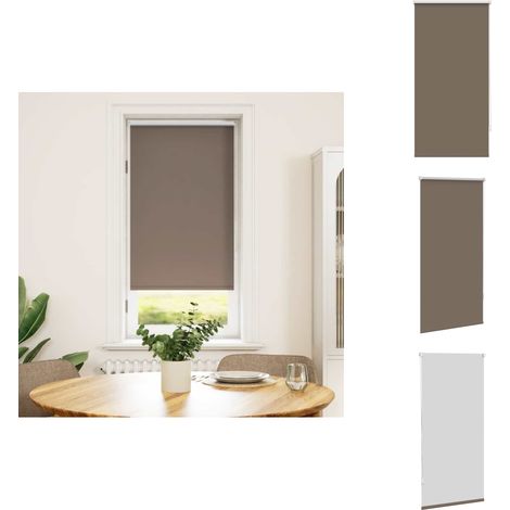 Store enrouleur occultant marron 60 x 120 cm - Store Enrouleur Occultant - Rideau Obscurcissant - Store Intérieur - Décoration Intérieure - Isolation Thermique (1/5)