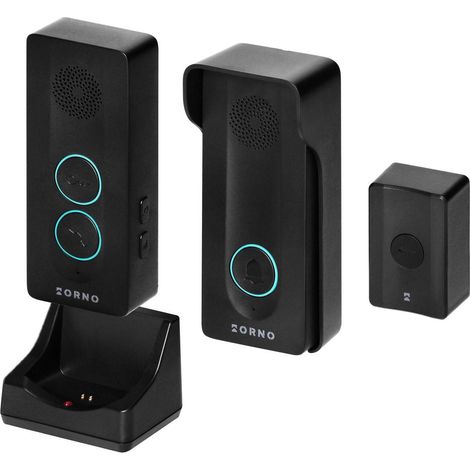 Intercom Orno OR-DOM-YR-934/B Akku wiederaufladbar kabellos