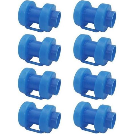 Lot de 8 embouts de protection pour barres de trampoline capuchons pour poteaux de scurit 25 mm (1/4)