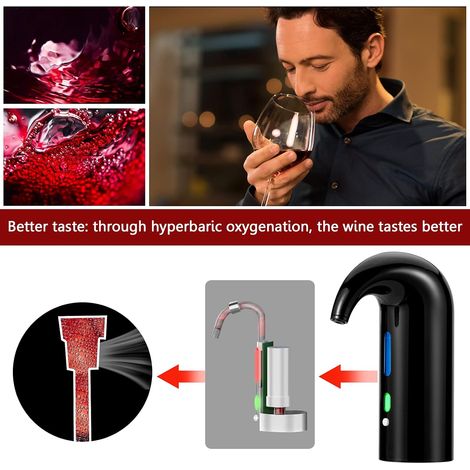 Aérateur de vin électrique bouteille vin touche compact (1/3)