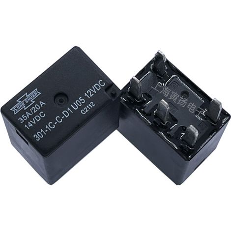 Relais automobile haute puissance d'origine Matsukawa 301-1C-C-D1 U05 12 V CC 35 A/20 A