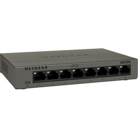 Netgear SOHO Plus GS308E Desktop 8 Port Gigabit Switch